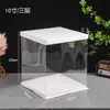 Caja para Pastel de Cumpleaños de 4 pulgadas 6 pulgadas 8 pulgadas 10 pulgadas 12 pulgadas Transparente 4 pulgadas 6 pulgadas 8 pulgadas Caja de Embalaje Elevada de Doble Capa