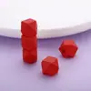 Venta al por mayor de fábrica cuentas octogonales de colores cuentas octogonales de madera cuentas geométricas de colores cuentas multiángulo cuentas de madera cuentas sueltas al por mayor