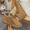 Sapatos Femininos de Tamanho Grande Novos Transfronteiriços Sapatos Curtos de Algodão com Pelo Sapatos Femininos de Inverno Plus Veludo Casual Sapatos Femininos de Tamanho Grande