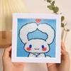 Enfeites de Pintura de Diamante, Adesivos de Desenho Animado DIY Fofos Feitos à Mão, Porta-Retratos de Acrílico, Pinturas Decorativas, Decorações para Quarto e Sala de Estar no Atacado