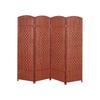 Mampara de Baño, Muebles de Sala de Estar, Biombo de Ratán, Decoración de Oficina, Estilo Plegable Simple, Divisor Plegable para Entrada