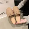 Medias zapatillas Birkenstock con elevación de altura para mujer, para uso exterior, nuevo estilo caliente de otoño 2026, combinan bien con faldas, chanclas retro casuales