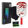 Raqueta de Pickleball de Fibra de Carbono Transfronteriza, Marco Sin Marco Prensado en Caliente de Fibra de Carbono Caja de Color, Raqueta de Pickleball Mate Esmerilado de Gama Alta