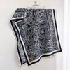 Bufanda de Imitación Cachemir Nueva para Otoño e Invierno Chal Jacquard Floral Clásico Chino para Mujer Calentador de Cuello con Borlas Retro Ropa de Abrigo