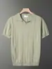 Venta Directa de Fábrica de Camiseta Polo de Manga Corta con Cuello de Alto Gama para Hombre, Transpirable y Amigable con la Piel