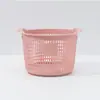 Cesta de armazenamento para casa, armazenamento de plástico para cozinha, cesta para roupas sujas de mesa de estudante e dormitório, cesta de maquiagem, cesta de lanches e papelaria atacado