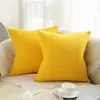 Fronha acolchoada jacquard espiga de trigo nova de fábrica, almofada de sofá cor sólida simples, capa de almofada de cintura, fronha de cabeceira, atacado