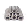 Venta Directa de Fábrica Tuerca Hexagonal Extendida Galvanizada Tuerca de Conexión Tuerca de Junta Redonda Extendida M6-M16