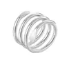 Anillo Ancho Abierto Plisado para Mujer, Diseño de Nicho de Lujo Ligero, Estilo Trendy Ins, Anillo Minimalista Personalizado de Alta Gama, Anillo de Dedo del Pie