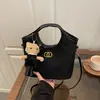 Bolso de Mano Vintage de Alta Gama de Gran Capacidad para Mujer 2026 Nuevo Modelo Patrón de Diamantes Bordado Esmerilado Bolso de Hombro Cruzado Transfronterizo