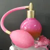 Botella de perfume esférica redonda de punto 50ml botella de spray bolsa de aire larga y corta botella de perfume tornillo de 18 dientes botella de vidrio botella vacía