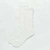 Calcetines Zhuji para mujer, primavera y otoño, tendencia de color sólido, medias blancas simples, medias, medias de doble aguja, medias al por mayor