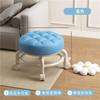 Taburete Bajo Giratorio con Ruedas para Uso en Casa, Taburete Suave Infantil de Moda, Sencillo y Bonito para Uñas y Pedicura