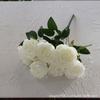 7 Rosas Concubina Imperial Estilo Coreano Ramo de Rosas Pequeño con Mango 7 Rosas Philips Flor de Simulación Hogar Boda Ramo de Rosas