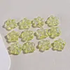 Cuentas de Cristal Belleza de Hielo de 15*17 mm Flor de Huevo de Cinco Pétalos Cadena para Teléfono Móvil Colgante de Moda Accesorios con Cuentas para Teléfono Móvil