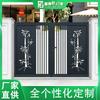 Puerta de patio de aluminio de villa tallada minimalista Puerta de patio doble Puerta abierta Puerta de patio de villa de aluminio de país