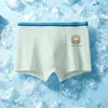 Roupa Íntima Infantil Malha de Seda Gelada Verão Fina Estampa de Desenho Boxer para Meninos Shorts Boxer Estudante