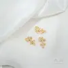 Zirconita Incrustada Oro de 14K Rellenado Color Duradero 12 Doce Constelaciones Colgante Joyería Hecha a Mano DIY Pulsera Collar Pendientes Colgante