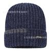 Sombrero de lana de color puro para otoño e invierno, exportación transfronteriza, cálido, de ala ancha, protección para las orejas, sombrero tejido, estilo casual, logotipo, exportación