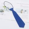 Corbata de Color Sólido Mate Estilo Coreano en Stock del Fabricante para Hombres y Mujeres, No Necesita Atarse, Estilo Corto 7cm, Corbata Jk de Negocios a la Moda para Vestir Formal