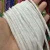2*4mm Ângulo Reto Cristal Branco Corte Reto Ágata Pedra Natural DIY Contas Planas Contas Espaçadoras Contas Soltas Produto Semi-acabado Acessórios para Joias