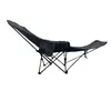 Silla plegable premium, tumbona plegable para exteriores, silla ajustable con reposapiés, tumbona portátil para camping al por mayor del fabricante
