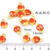 Imitación Arena Vietnamita Oro Gota Pintura al Óleo Chapado en Oro Colgante Pequeño Palabra Fu Conejo de Jade Pequeño Deslizante Accesorios diy Colgante Pequeño de Goteo