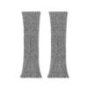 Cubiertas de calcetín gris claro para mujer, calcetines holgados para otoño e invierno, lana combinada con botas de nieve, calentadores de piernas Jk, calcetines para pantorrilla para modificar la forma de la pierna