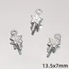 Liga de Prata Antiga Estilo Retro Novo Chinês Pingente Acessórios DIY Pingente de Chaveiro Borboleta Coração Pingente Colar Pulseira Joias