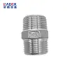 Fio hexagonal de aço inoxidável 304/316 transfronteiriço, par de fios de cabeça dupla, junta de fio externo diretamente através do tubo de conexão curto