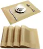 Mantel individual tapete aislante del calor serie Marco de cuatro esquinas mantel individual de PVC corte DIY mantel individual impermeable desechable tienda de duchas mantel individual occidental