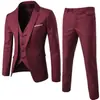Terno pequeno masculino estilo coreano casual terno duas peças moda jovem um botão de negócios noivo terno melhor homem terno