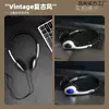 Fones de Ouvido Retro com Fio Semelhantes aos de Celebridades da Internet, Estilo Japonês Nostálgico, Adereços de Foto Femininos, Universal para Celulares e Computadores