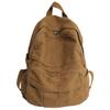 Bolsa Escolar Feminina Hong Kong Estilo Mori Estilo Retrô Old College Estudantes Simples Mochila Europeia e Americana Moda Lavada Mochila de Lona