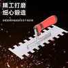 Popular Paleta Dentada de Acero al Carbono, Cuchilla Dentada para Yeso, Herramienta Especial para Colocar Azulejos, Herramientas para Yeso y Revoque al por Mayor