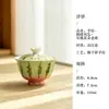 Colección de series de gatos y sandías pintadas a mano por Moji de juegos de té kung fu para uso doméstico, teteras, gaiwans, agarraderas y tazas de té