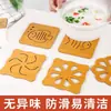 Esterilla Aislante de Madera Esterilla para Mesa de Comedor Aislante Antideslizante para Cazuela Esterilla Anti-quemaduras Esterilla para Platos Esterilla para Tazas y Tazones Esterilla Multifuncional para Mesa de Comedor