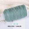 Cuerda de Cinco Colores Tao Cuerda Trenzada Hecha a Mano Cielo Estrellado Degradado Hilo de Algodón Retorcido a Mano Rollo Grande Pulsera Accesorios de Joyería DIY Material Cuerda