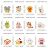 Insignia de Dibujos Animados del Zodiaco Animal Lindo Accesorios para Ropa Insignia 12 Animales del Zodiaco Broche Pequeño de Metal Bolso