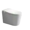 Inodoro inteligente para el hogar, totalmente automático, con un diseño ampliado y ensanchado, sifón integrado y escudo de espuma, descarga silenciosa y sin limitaciones de presión de agua