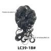 Peruca senhoras anel de cabelo barba longa cabelo cacheado simulação anel de cabelo natural fofo preguiçoso bobina de cabelo fibra química fabricantes por atacado