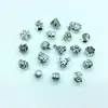 Pulsera Popular Hecha a Mano DIY Transfronteriza Serie Navideña Cuentas Espaciadoras de Agujero Grande Cuentas Sueltas Plata Antigua Muñeco de Nieve Cuentas de Agujero Grande