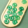 Mayorista de Fabricante Colgante de la Paz de Calcedonia Blanca de Alta Calidad 20 mm Ágata Rosa-Verde Colgante de la Paz Multicolor Colgante de Jade Joyería
