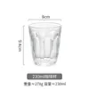 Vaso de Café Estilo Ins Vidrio Templado Bombero Americano Colorido Transparente Retro Dirty Latte Taza Blanca Australiana
