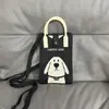 Bolso de Teléfono Móvil a Cuadros para Mujer Bolso Cruzado de Hombro Pequeño Lindo Ligero Bolso Tejido Bolso de Punto