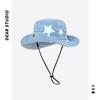 Sombrero de vaquero occidental para chica sexy, sombrero de pescador retro de primavera y verano para mujer, sombrero de montañismo con protección solar para acampar al aire libre para hombres