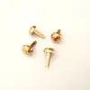 Prego de dois pés Metal Crianças diy feito à mão canto de couro prego acessórios espessados ferragens para bagagem múltiplo multicolorido opcional