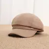 2026 Nuevo Estilo Coreano Gorra Octagonal Pequeña con Logo, Moderna y Versátil, Gorra de Boina Adelgazante, Gorra de Pato, Tendencia