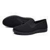 Exclusivo para clientes antiguos, nuevos zapatos de lona planos de poliuretano de cabeza redonda color negro mate estilo militar, no cubren el tobillo, para hombres de mediana edad, trabajo, negocios.
