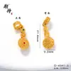 Esperando el estilo ins chino colgante de caramelo de diamante accesorios de joyería diy de oro vietnamita colgante de planeta rosa feliz